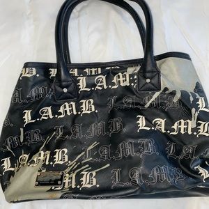 L.A.M.B. Large leather purse